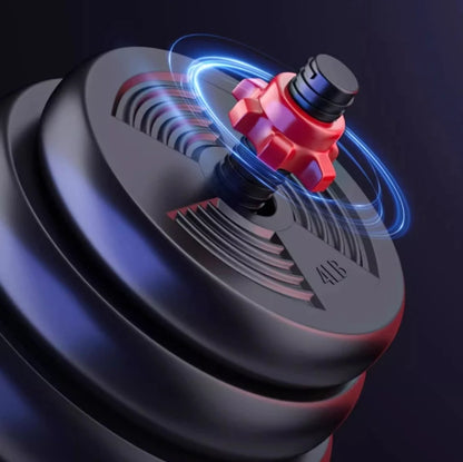 Adjustable Dumbbell-to-Barbell Set