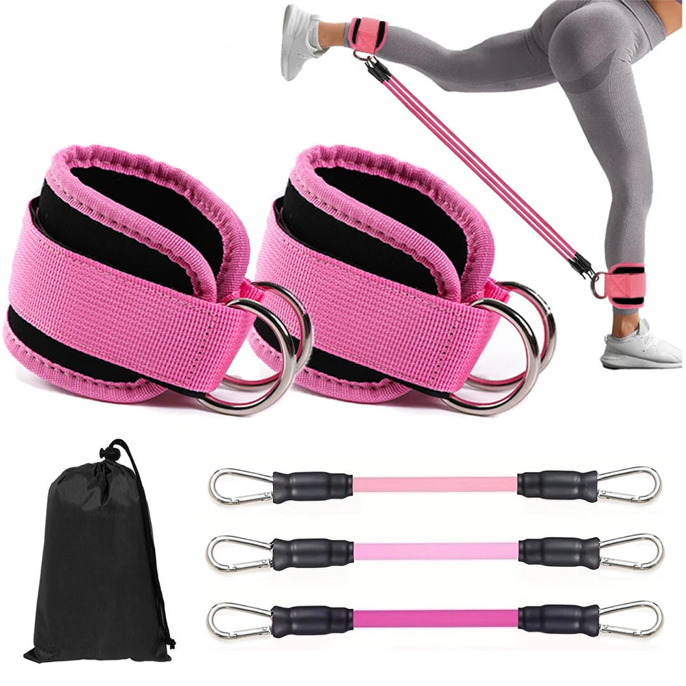 Ankle Straps Resistance Band Set