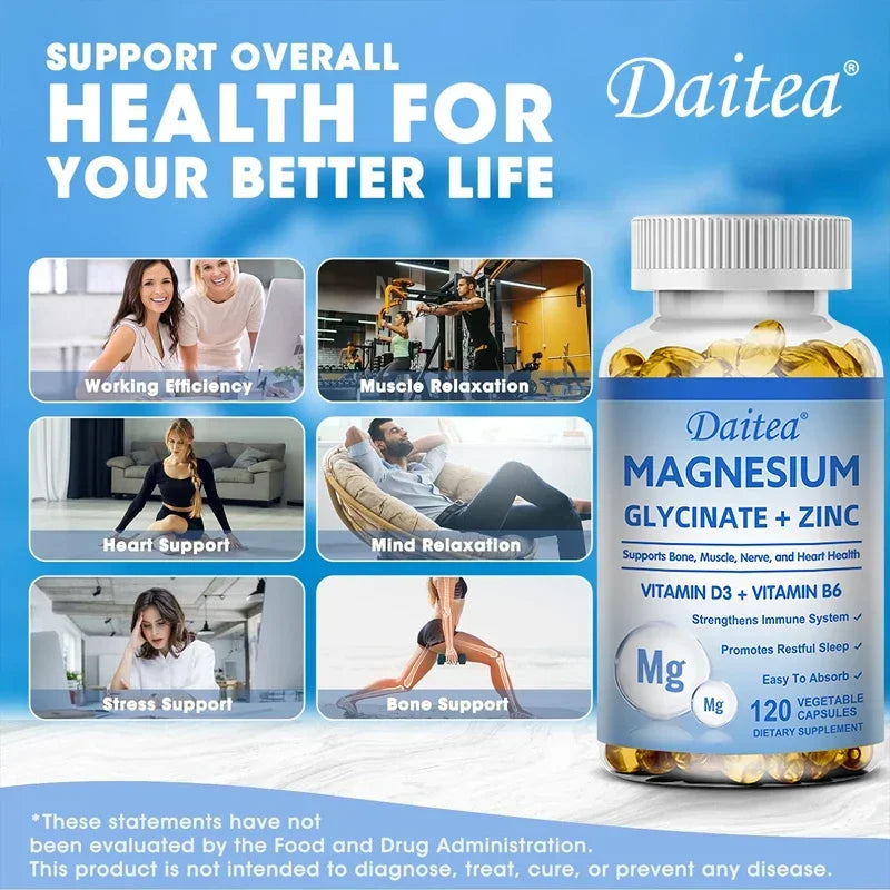 Magnesium Zinc + D3 Supplement