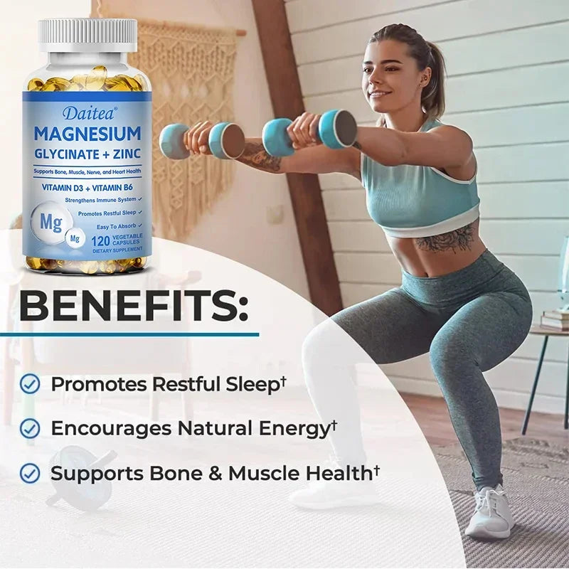 Magnesium Zinc + D3 Supplement