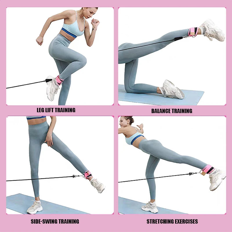 Ankle Straps Resistance Band Set