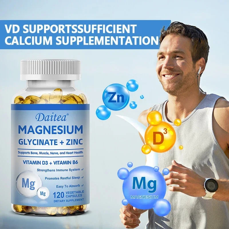 Magnesium Zinc + D3 Supplement