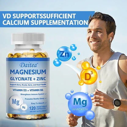 Magnesium Zinc + D3 Supplement
