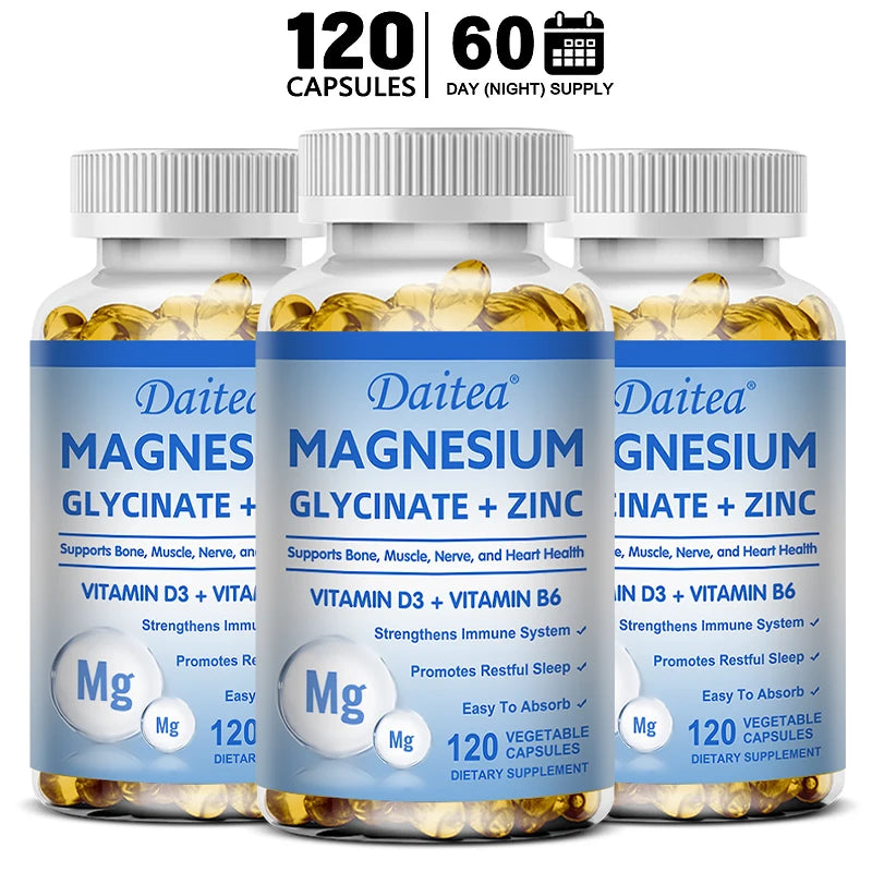 Magnesium Zinc + D3 Supplement