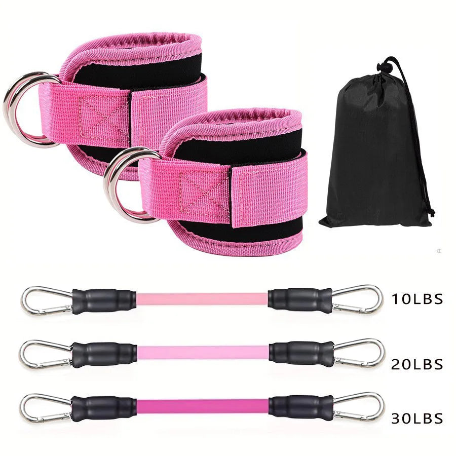 Ankle Straps Resistance Band Set